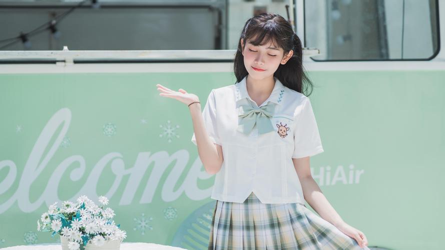 阳光活力少女jk制服小清新写真