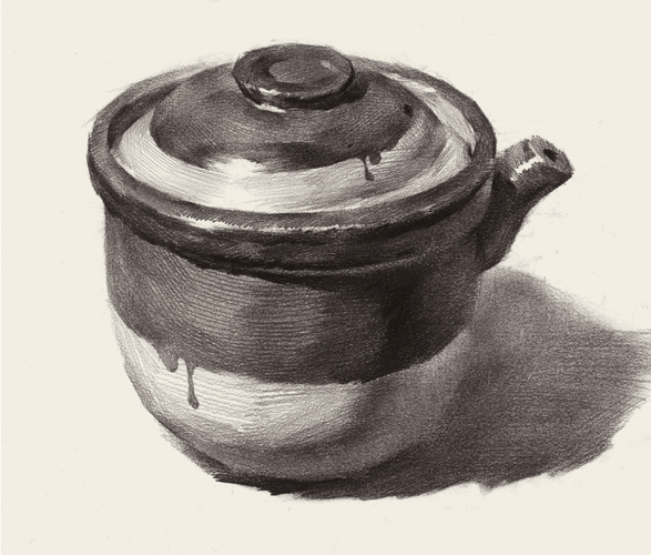【素描静物】静物单体罐子素描画法,不容错过!