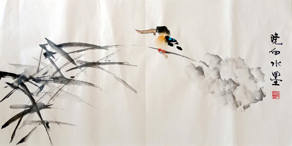 海南书画艺术网特别推荐画家晓白和她的写意画