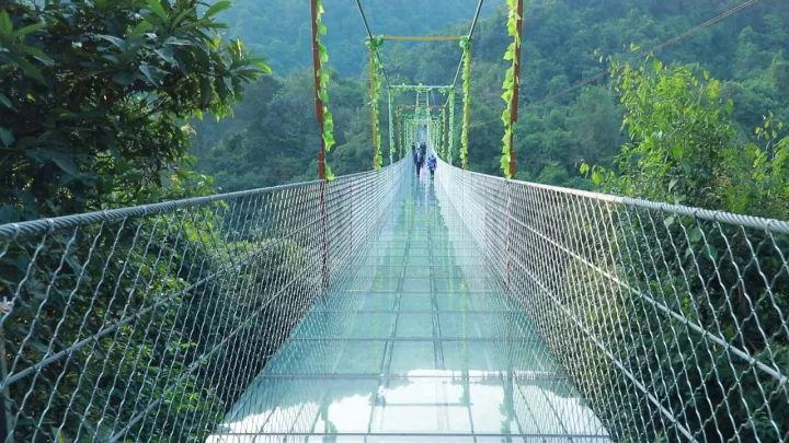 广西也有玻璃栈道很好玩就在柳州融水县哦