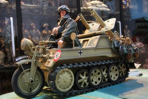 1:6兵人diy天堂 二战 德军半履带摩托(不包括兵人以及散件)