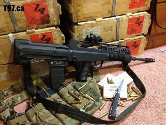 中国外销版97步枪针对加拿大市场 改变相当大(图)