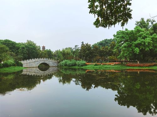 城市一隅解放公园