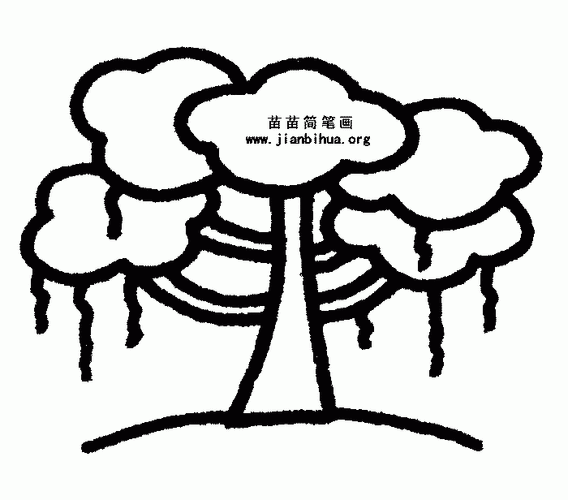榕树儿歌和简笔画教程