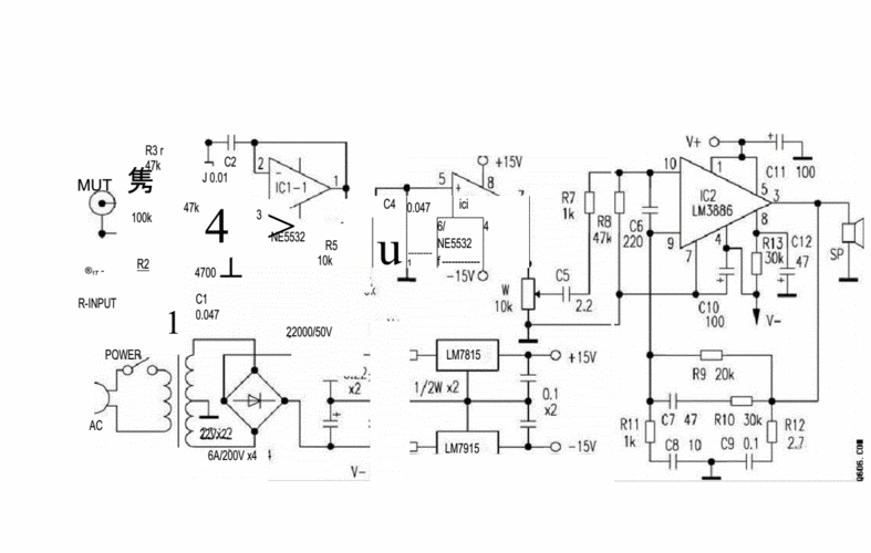 ne5532,lm3886超重低音炮电路图.docx 2页