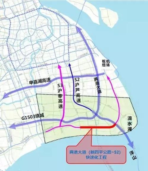 上海市两港快速路开始公示:从s3到新四平公路,大部分