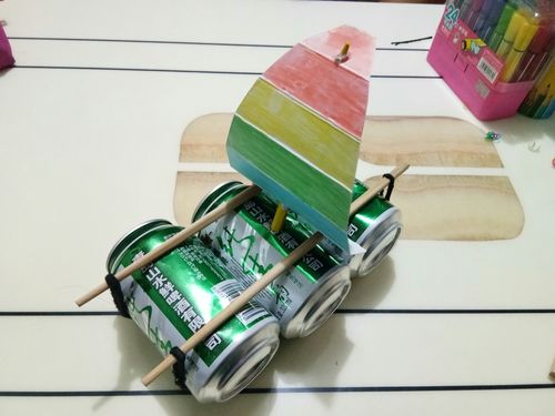 其它 科技小制作―帆船 写美篇   易拉罐变废为宝手工制作小帆船,这可
