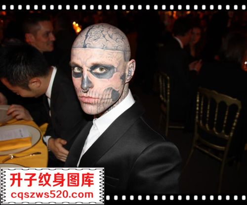骷髅男孩 观音桥纹身