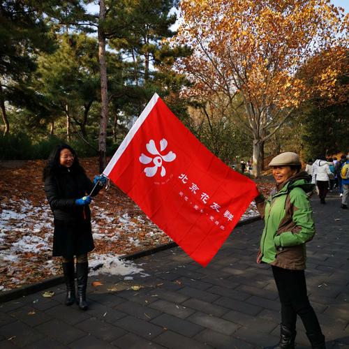群旗飘飘,美女妖娆!美不美呀!美!