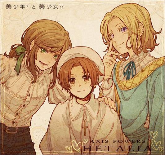 pid:21020871】伊丽莎白 费里西安诺 弗朗西斯 pixiv aph 黑塔利亚