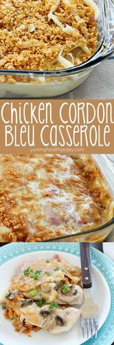 chicken cordon bleu casserole