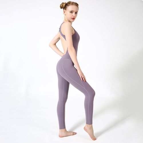 瑜伽运动美背空中一体式裸感健身连体衣形体训练瑜伽