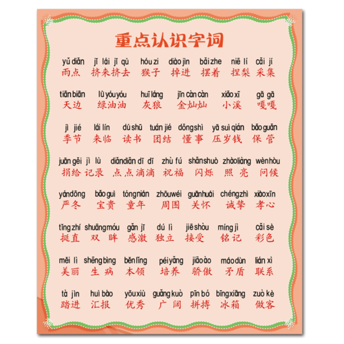 第八册 快乐字宝宝 早期阅读与识字幼儿识字教材儿童认字看图说话思维