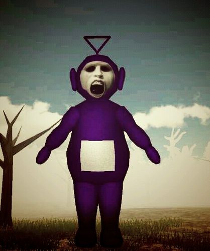 紫色天线宝宝表情_紫色天线宝宝表情包_天线宝宝跳舞表情包