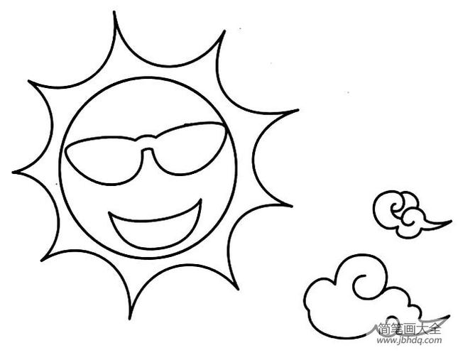 太阳简笔画图片大全|太阳简笔画图片