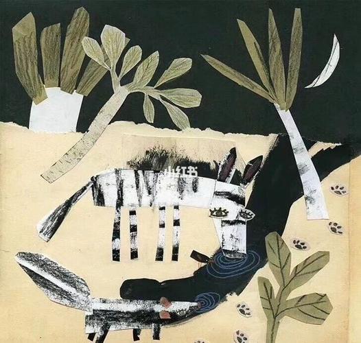 今日分享manon gauthier 的拼贴画作品作_画作_文化