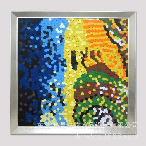 手工制作布艺装饰画客厅餐厅书房办公室走廊玄关沙发背景墙工艺画