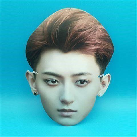 人皮面皮真人换脸皮面具人脸头套女假明星脸纸质道具结婚道具