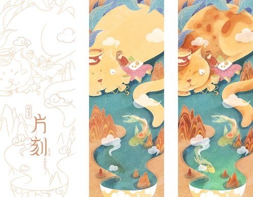 【磻龙号】茶叶插画设计