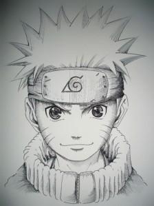 鸣人简笔画教程全身