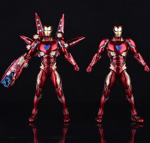 漫威精雕钢铁侠mk50限量版纳米战甲机甲可动合金摆件手办模型玩具