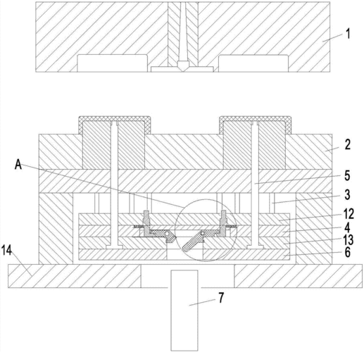 一种二次顶出注塑模具制造技术