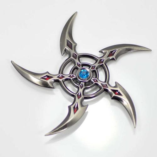 萌神派 英雄联盟战争女神希维尔钢铁之心皮肤四角飞镖暗器cos道具