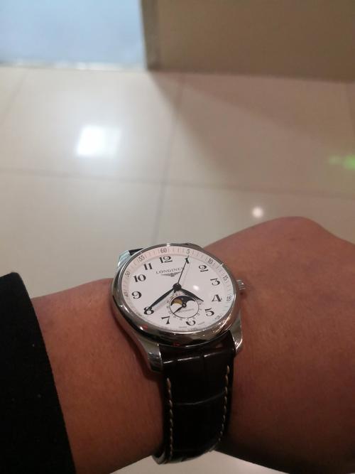 longines浪琴官方正品名匠系列月相机械表瑞士手表瑞士男