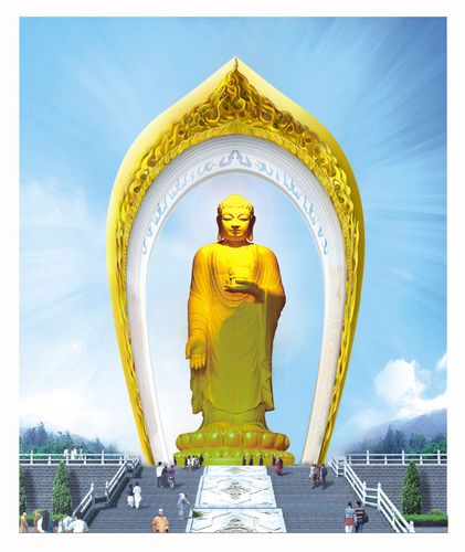 推荐一张金像阿弥陀佛壁纸一定要金像的.