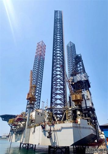 大连中远海运重工交付自升式钻井平台国海国胜号