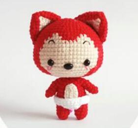 玩偶阿狸&桃子毛线钩针织电子教程图解非成品非视频非材料包