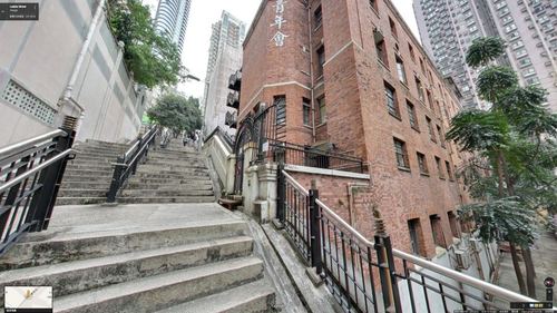 google 地图街景服务 加入香港具代表性的楼梯景