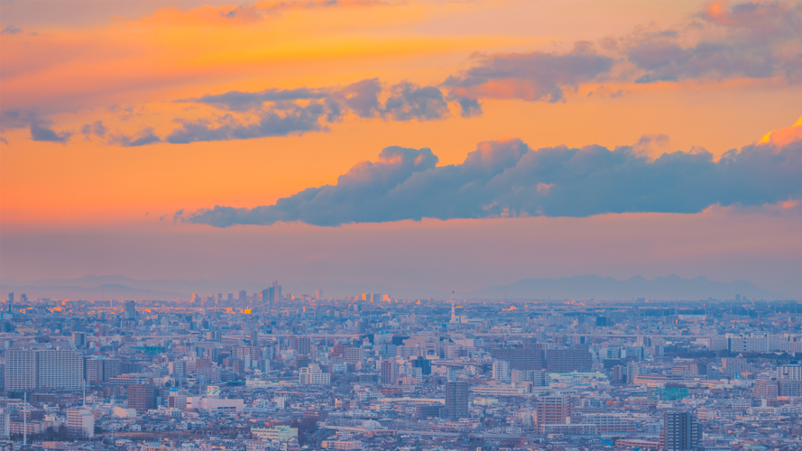 【美图分享50】城市黄昏美景~~夕阳无限好,只是近黄昏