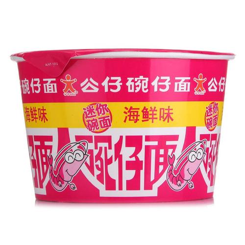 公仔面(doll) 迷你碗仔面 海鲜味 34g 桶装