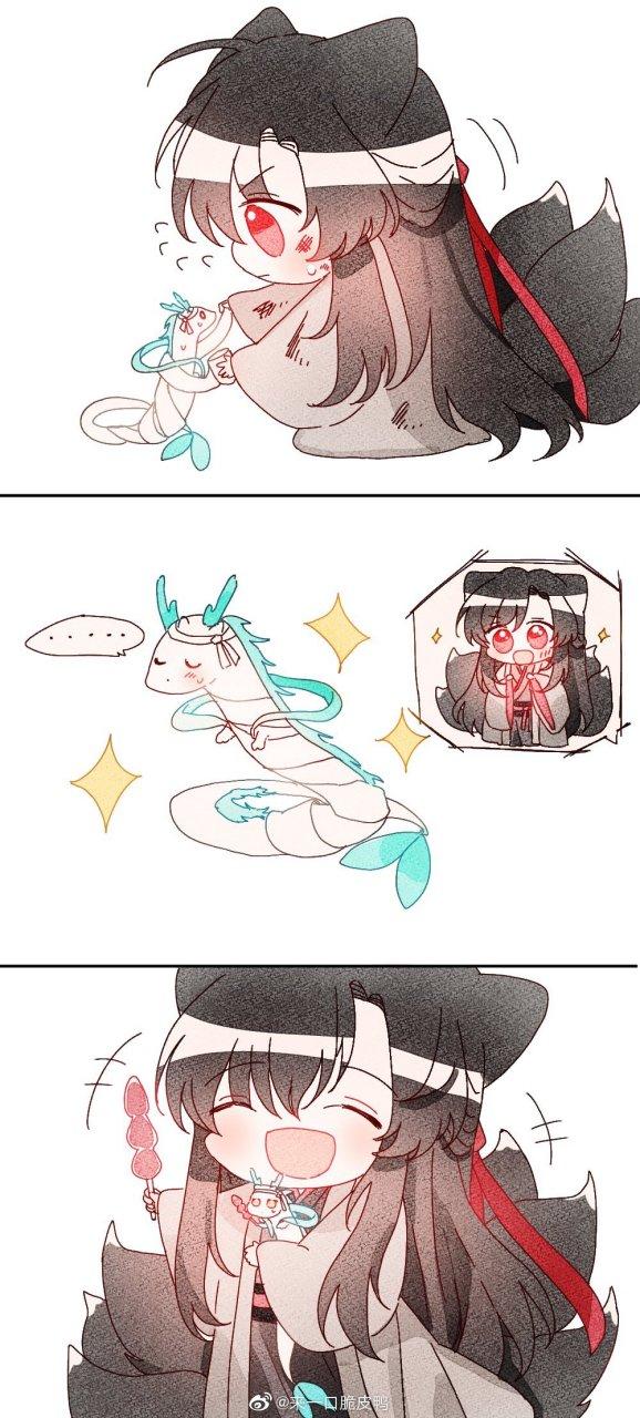 魔道祖师# 龙叽狐羡,互相救赎神马的,太好哭了  twi:mjot_1141