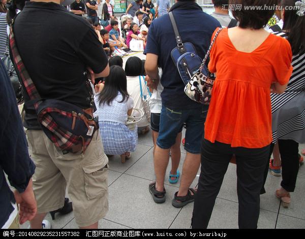 [正版商业] 人群 围观