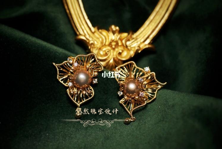 绕线首饰|耳间的温柔,淡水怪色珍珠耳钉_首饰_珍珠耳钉_珠宝_这件珠宝
