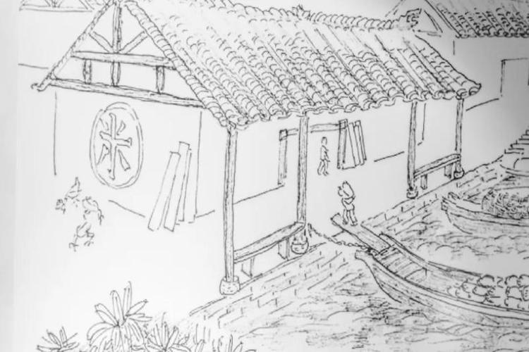 旧时的仓城米行 建于民国时期的张氏米行,为松江区文物保护单位,建筑