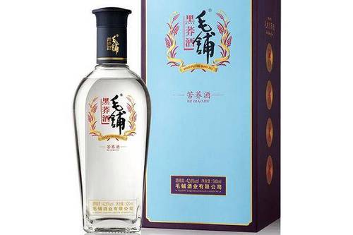 白酒 795.0/箱 劲牌毛铺酒42.8度黑荞500ml*6瓶苦荞麦酒养生健康白酒