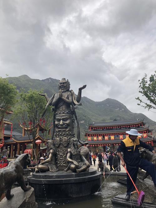 2022中国傩城游玩攻略,景色也还好!里面有特色小吃.【去哪儿攻略】