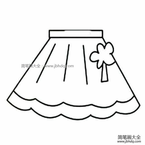 短裙简笔画