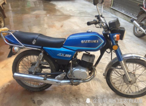 铃木出品的ax100系列二冲程摩托车,有人记得它么?我想它了