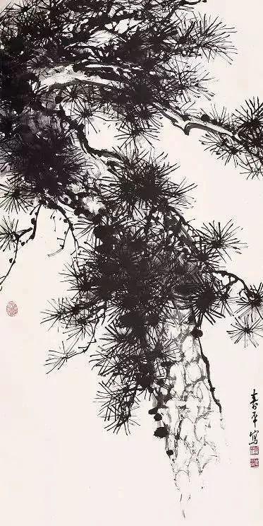 欣赏文人雅士笔下的松树图