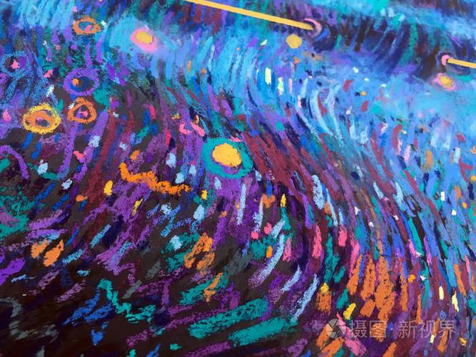 印象主义纹理,充满活力的颜色背景,印象主义绘画艺术壁纸,为海报传单