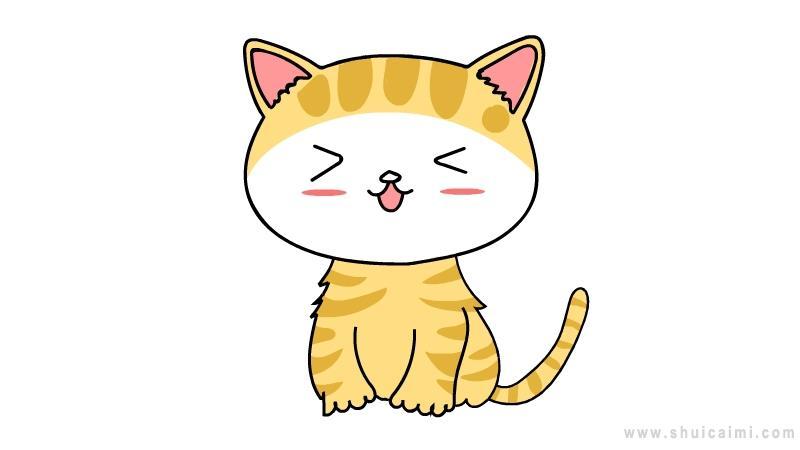 猫简笔画怎么画猫简笔画步骤