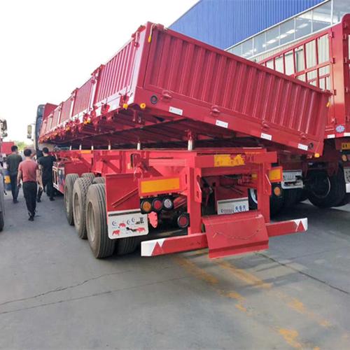 后翻与13米侧翻自卸半挂车两者配置相差