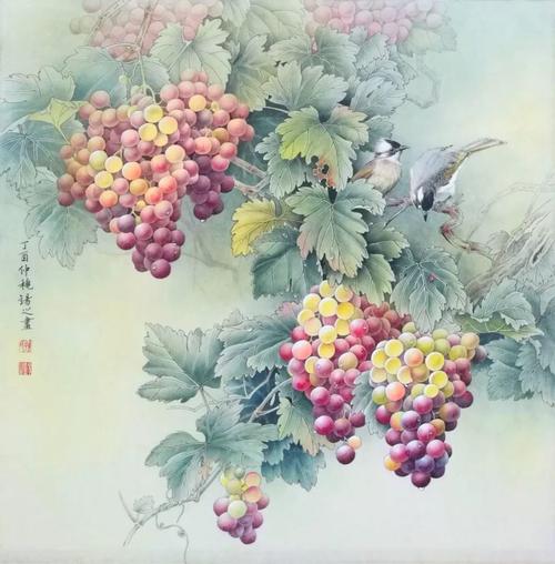 孙锡之 工笔花鸟画辑录欣赏