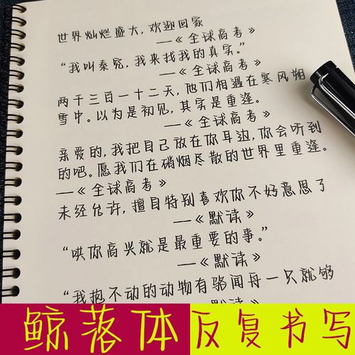 原耽女孩字帖耽美小说撒野某某全球高考经典语录周边