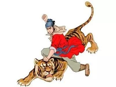 我同学读了《水浒传》里武松打虎的