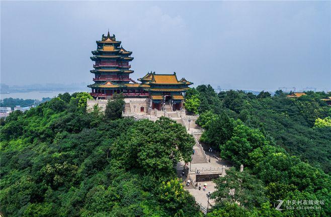 高空看阅江楼-中关村在线摄影论坛